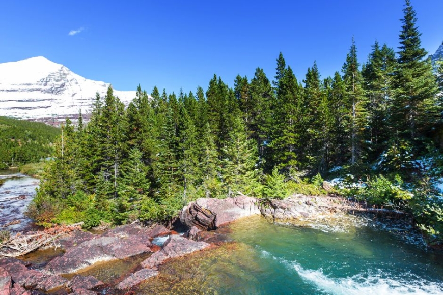 Glacier National Park USA Stany Zjednoczone