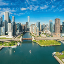 Chicago i jego piękna architektura – miasto drapaczy chmur nad jeziorem Michigan