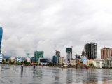 Panorama Ułan Bator z placem Suche Batora i nowoczesnymi wieżowcami w centrum stolicy Mongolii. #24
