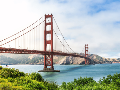 Golden Bridge - zwiedzanie San Francisco
