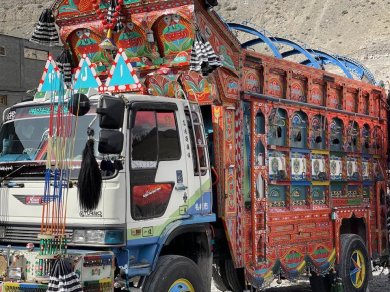ciężarówka Karakoram Highway