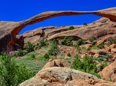 Landscape Arch - najdłuższy naturalny most na świecie