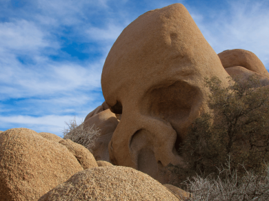Skull Rock - krajobraz Stanów Zjednoczonych