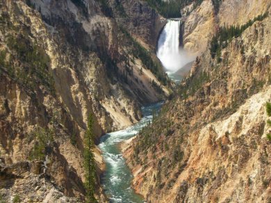 yellowstone wodospady wycieczka USA