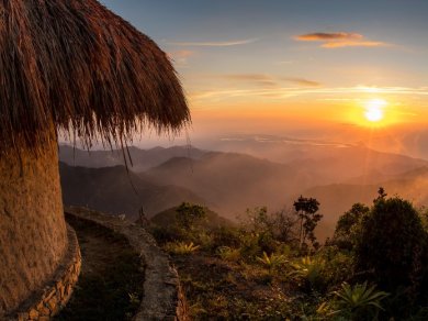 widok z Sierra Nevada de Santa Marta