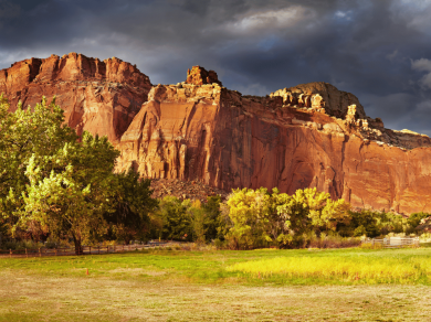 Capitol Reef - krajobraz Stanów Zjednoczonych