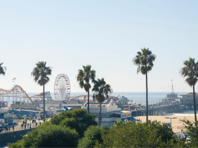 Santa Monica - zwiedzanie plaży przy Los Angeles