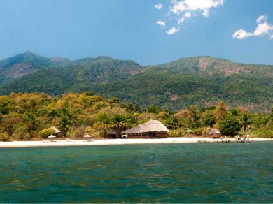 Saga Beach nad jeziorem Tanganika