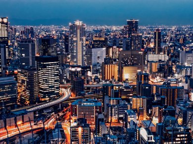 Zwiedzanie Japonii - nowoczesne miasto Osaka
