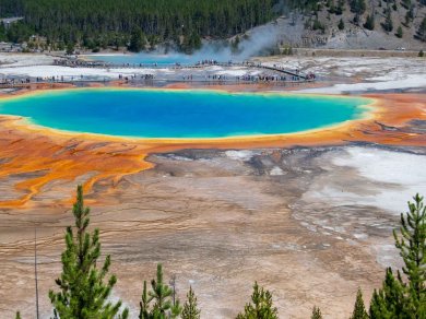 Grand Prismatic Spring  USA