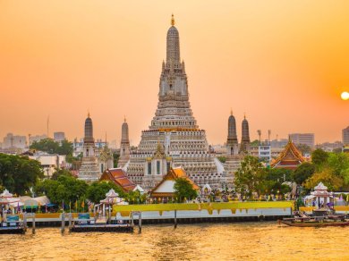 Bangkok- Świątynia Świtu Wat Arun