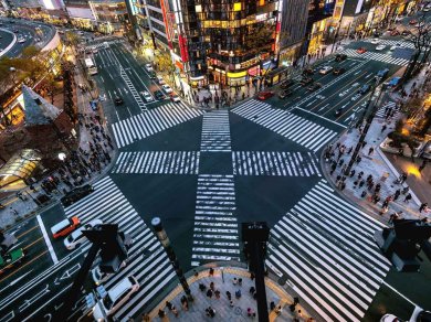 Tokio- Ginza- skrzyżowanie - wycieczka z Prestige Tours