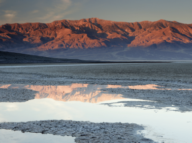 Badwater - obszar dawnego jeziora