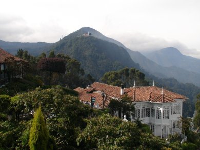 zwiedzanie Monserrate, Bogota