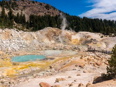 LASSEN VOLCANIC - zwiedzanie USA