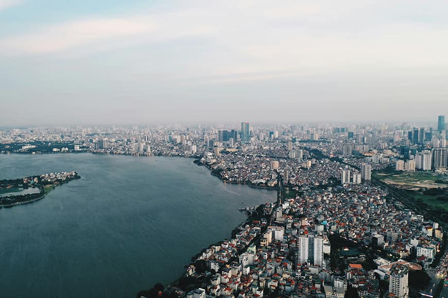 Hanoi, miasto chętnie odwiedzane przez turystów z całego świata.